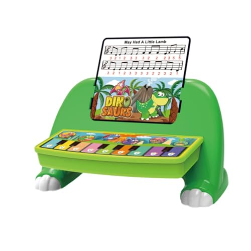 Baoblaze Frühes Lernen, Kleinkinderspielzeug, Touch-Piano, Musikspielzeug, kreative Dekoration, stabiles Musikinstrumentenspielzeug für Neujahrs- und, GrÜn von Baoblaze