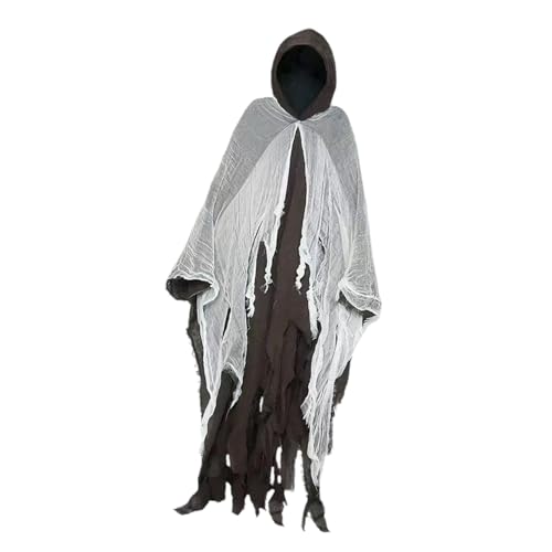 Baoblaze Halloween-Kapuzenumhang, mittelalterliche gotische Zaubererrobe für Männer und Frauen, Kaffee Baoblaze Halloween-Kapuzenumhang, mittelalterliche gotische Zaubererrobe für Männer und Frauen, Kaffee von Baoblaze
