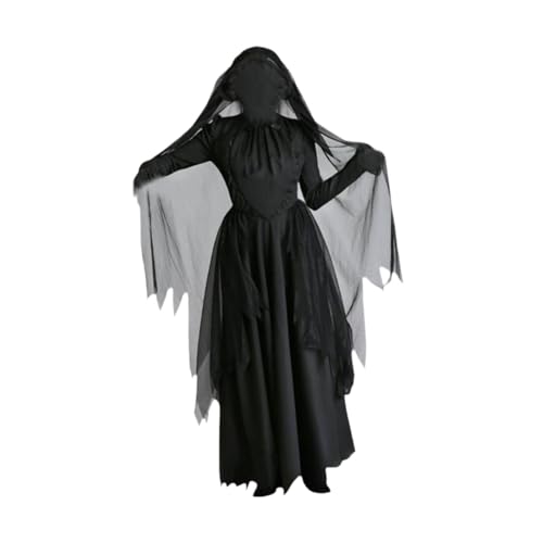 Baoblaze Halloween Kostüm Dekor Cosplay Geisterbraut Kleid für Party Festival Frauen, S von Baoblaze