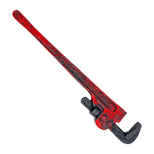 Baoblaze Halloween-Rohrzange, Kostüm-Schraubenschlüssel, Spielzeug, tragbares Theater, gruseliges Thema, Zubehör, Cosplay-Requisite, Schwarz Rot Baoblaze Halloween-Rohrzange, Kostüm-Schraubenschlüssel, Spielzeug, tragbares Theater, gruseliges Thema, Zubehör, Cosplay-Requisite, Schwarz Rot von Baoblaze