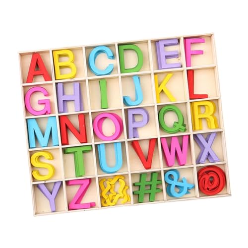 Baoblaze Hölzerne Alphabet-Karte Kinder Reisespielzeug Frühes Lernspielzeug Hölzernes Alphabet-Spielzeug Intelligentes Lernen Alphabet-Karten Jungen Mädchen von Baoblaze