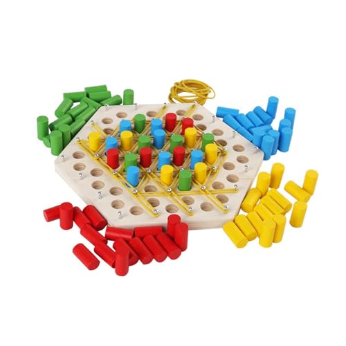 Baoblaze Kettenkampf-Dreieck-Schach-Übungsübung Denkspiel-Puzzle-Brettspiel für Eltern-Kind-Aktivität Familienspiel-Unterhaltung von Baoblaze