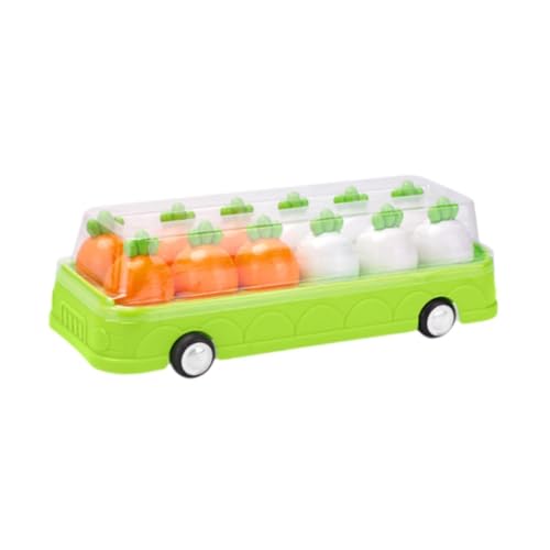 Baoblaze Kinder Matching Puzzle Spielzeug Pädagogisches Matching Spielzeug, Einzigartige Bildung Puzzle Vorschule Geometrische Bus Kinder Kinder, Karotte von Baoblaze