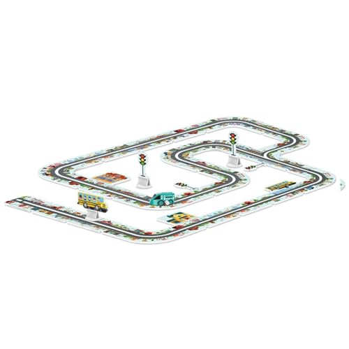 Baoblaze Kinder Puzzle Bausatz Eisenbahnschienenspielzeug Lustige Motorik- und Gehirnentwicklung DIY Zusammenbau Lernspielzeug für Geschenk, Stil b von Baoblaze