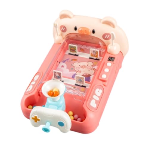 Baoblaze Kinder Spiel Marmor Spiele Eltern-Kind-Interaktion Cartoon Multiuse Spielen Spiel Arcade Maschine, Schwein von Baoblaze