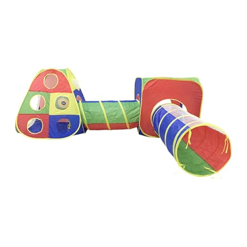 Baoblaze Kinderzelt für Spiel Und Spaß, Und Vielseitig, Geschenkidee für Kinder, vierteiliges Set von Baoblaze