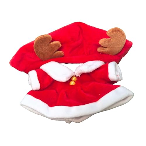 Baoblaze Kleidung für Plüschpuppen, Geschenkidee für Kinder, Kostüme für 6,69 Zoll Und 7,87 Zoll, rotes Kleid von Baoblaze