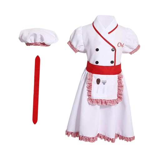 Baoblaze Kochkostüm für Kinder, Küchenzubehör für Kinder für Mottopartys und Maskeraden, XL von Baoblaze