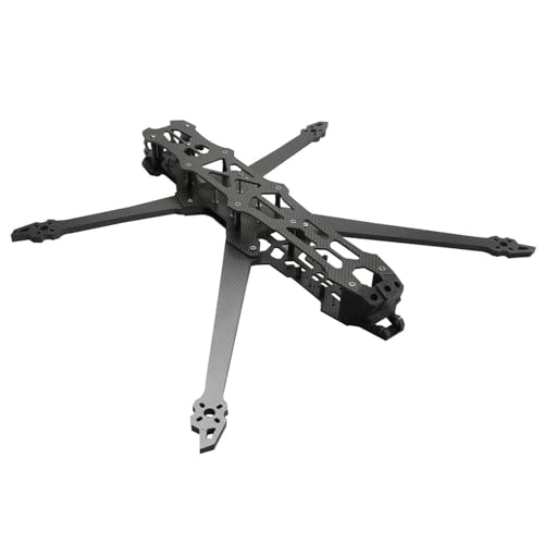 Baoblaze Kohlefaser-FPV-Drohnenrahmen mit 7-mm-Rahmenarm, Ersatzteile für RC-FPV-Zubehör, 10inch von Baoblaze