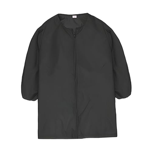 Baoblaze Malschürze für Kinder, Malkittel für Kinder, Reißverschluss vorne mit Langen Ärmeln, leichte Kunsthandwerksschürze zum Zeichnen von Kindern, schwarz M Baoblaze Malschürze für Kinder, Malkittel für Kinder, Reißverschluss vorne mit Langen Ärmeln, leichte Kunsthandwerksschürze zum Zeichnen von Kindern, schwarz M von Baoblaze