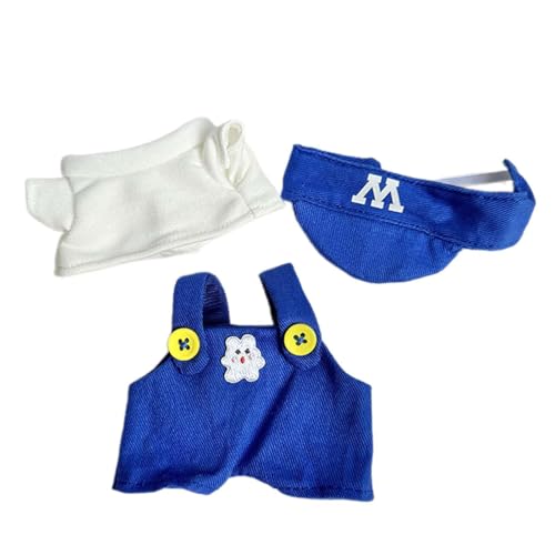 Baoblaze Mini 6 Zoll Puppenkleidung,Puppenhosen-Outfits,Kinderspielzeug,bezaubernd,Kostüme,Anziehsachen,süße Puppenkleidung,Puppenkleidung für Kinder, Blau von Baoblaze