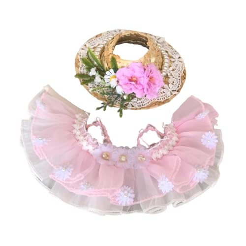 Baoblaze Mini-Puppenkleidung, Puppenkleidung mit Hut, Kostüme zum Anziehen als Geschenk, Partykleid für 15–17 cm große Puppenanhänger von Baoblaze