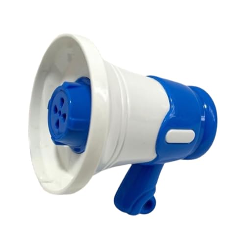 Baoblaze Mini-Spielzeug, tragbarer Lautsprecher mit Schallplatte, Kinder-Bullhorn-Lautsprecher-Spielzeug für Camping, Outdoor, Straßenaktivitäten, Blau von Baoblaze