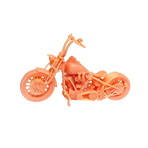 Baoblaze Miniatur-Motorrad, 1:64 Winziges Motorrad-Spielzeug, unlackiertes Architekturmodell aus Harz, Autocycle 1:64 Motorradmodell für Miniatur-Szenen-Layout, Stil b von Baoblaze