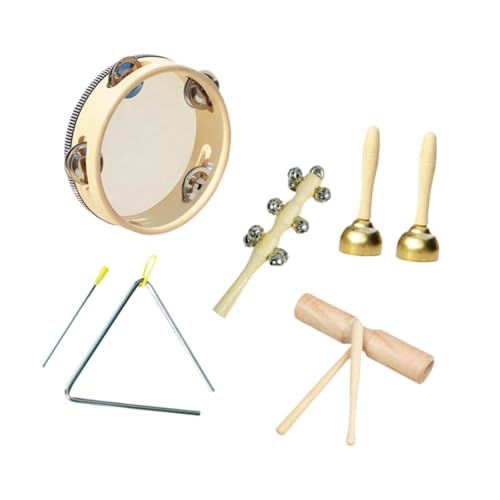 Baoblaze Musikinstrumente-Set für Kleinkinder, aus Holz, Schlaginstrumente, Montessori-Früherziehung, Musikspielzeug für Kinder, Partyspielzeug, Style A von Baoblaze