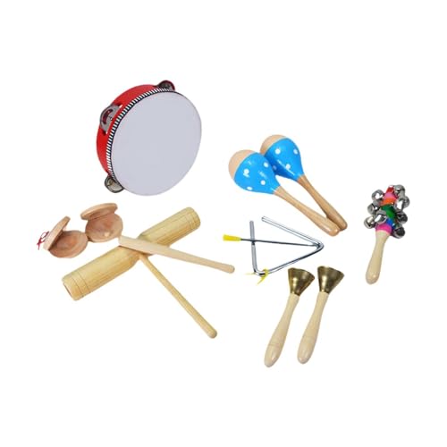 Baoblaze Musikinstrumente-Set für Kleinkinder, aus Holz, Schlaginstrumente, Montessori-Früherziehung, Musikspielzeug für Kinder, Partyspielzeug, Style H von Baoblaze