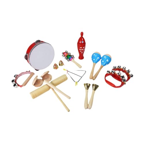 Baoblaze Musikinstrumente-Set für Kleinkinder, aus Holz, Schlaginstrumente, Montessori-Früherziehung, Musikspielzeug für Kinder, Partyspielzeug, Style L von Baoblaze