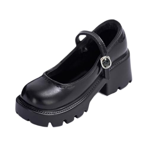 Baoblaze PVC-Schuhe im Maßstab 1:6, Miniaturschuhe, Modellzubehör, modische Mini-Mädchenschuhe, für 12-Zoll-Figuren-Körperpuppen von Baoblaze