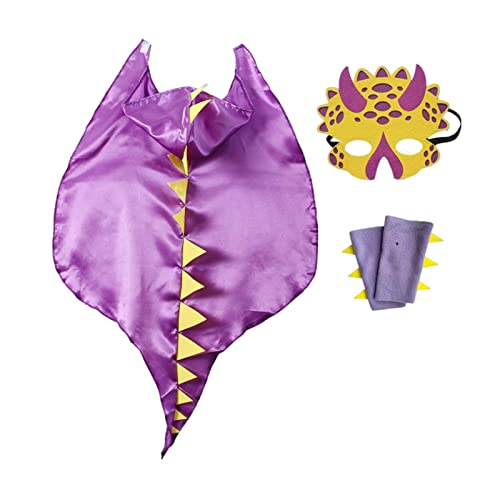 Baoblaze Plüsch-Drachen-Kostüm, Umhang, Spielzeug, Cosplay, Verkleiden, Süßes oder Saures für -Geschenke, Violett Baoblaze Plüsch-Drachen-Kostüm, Umhang, Spielzeug, Cosplay, Verkleiden, Süßes oder Saures für -Geschenke, Violett von Baoblaze