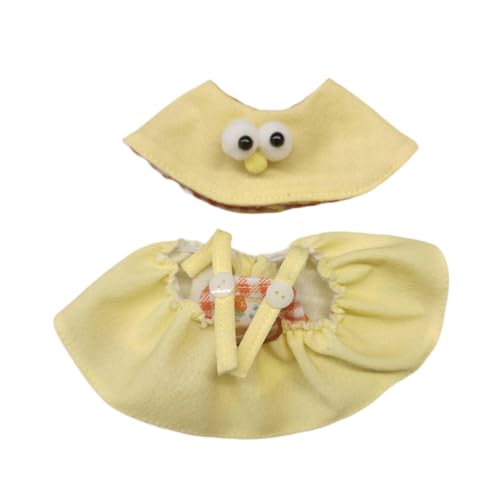 Baoblaze Plüsch-Puppenkleidung, Puppen-Outfit, Puppenzubehör, Bequeme, süße Miniatur-Puppenkleidung zum Selbermachen für 15–17 cm große Puppen, Style C von Baoblaze