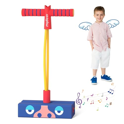 Baoblaze Pogo- aus Schaumstoff für Kinder, Frosch-Springspielzeug, Dickes, weiches Pedal, rutschfest, lustiges und sicheres Pogo-Stick, Springspielzeug, Blaue Basis von Baoblaze