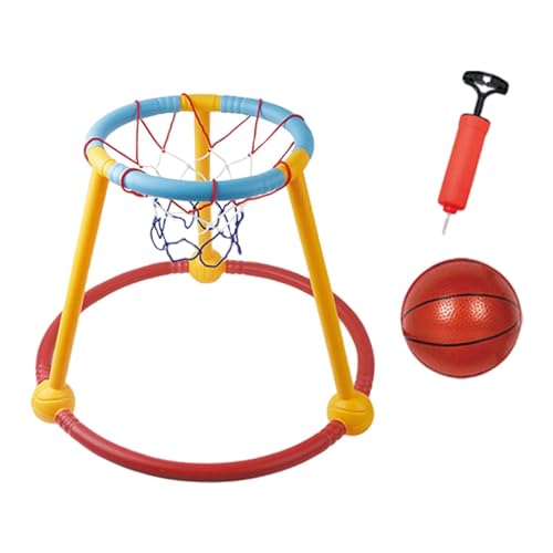 Baoblaze Pool-Basketballkorb, Schwimm-Basketballkorb, Geschenk mit Ball, Pool-Spielzeug, Basketballspiel für Spiele im Freien, Kinder von Baoblaze