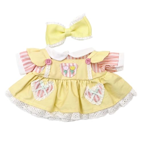 Baoblaze Puppenkleidung aus Plüsch für 38 cm, süß, zum Anziehen, Zubehör für Plüschpuppen, Kleidung für Kuscheltiere, stylische Puppen-Outfits, Puppenkleidung, Kuchenrock von Baoblaze