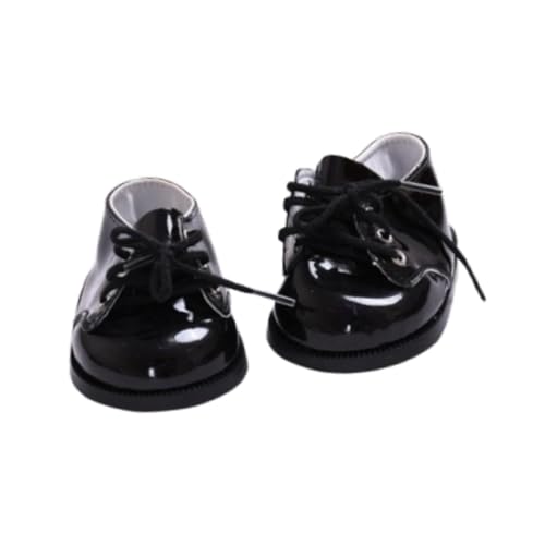 Baoblaze Puppenschuhe, Puppenzubehör, Schlüsselanhänger, weiche Geschenke für Puppen, Mode, Stofffiguren, Spielzeug, Wechselkleidung, Anziehschuhe mit runder von Baoblaze