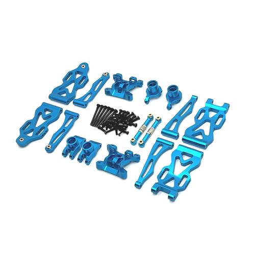 Baoblaze RC-Autos, Ersatzteile aus Metall, einfach zu installierendes, Robustes RC-Autozubehör für 16101 16102 16103 1:16 RC-Auto, DIY-Zubehör, Blau von Baoblaze