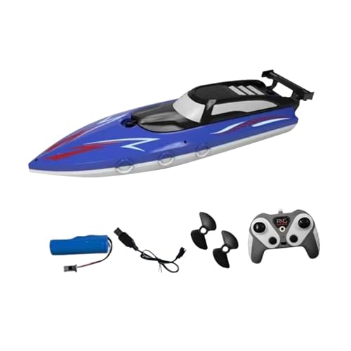 Baoblaze RC Boot Badewanne Spielzeug Boot Partygeschenk Schnelles Geschwindigkeits-Segelboot Geschenk Wasserspielzeug Wasserboot für Badewannenbäche, BLAU von Baoblaze