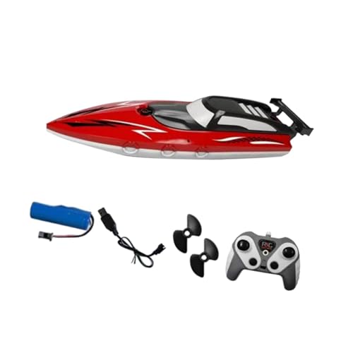 Baoblaze RC Boot Badewanne Spielzeug Boot Partygeschenk Schnelles Geschwindigkeits-Segelboot Geschenk Wasserspielzeug Wasserboot für Badewannenbäche, ROT von Baoblaze