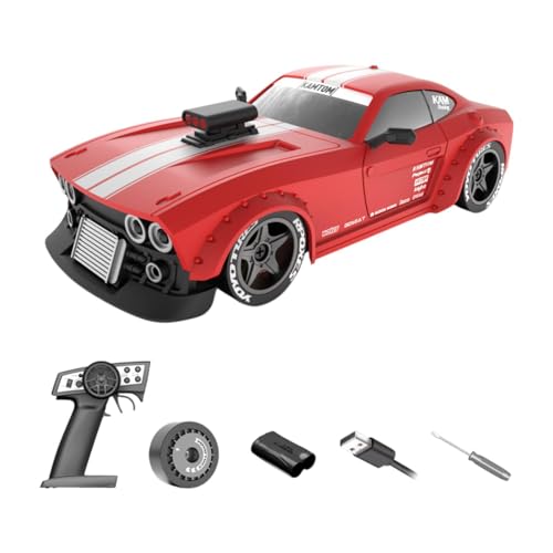 Baoblaze RC Cars RC Modellauto Modellauto Drifting Wheel 4WD Sport Spielzeugauto Ferngesteuertes Auto für Erwachsene Geschenk, Rot von Baoblaze