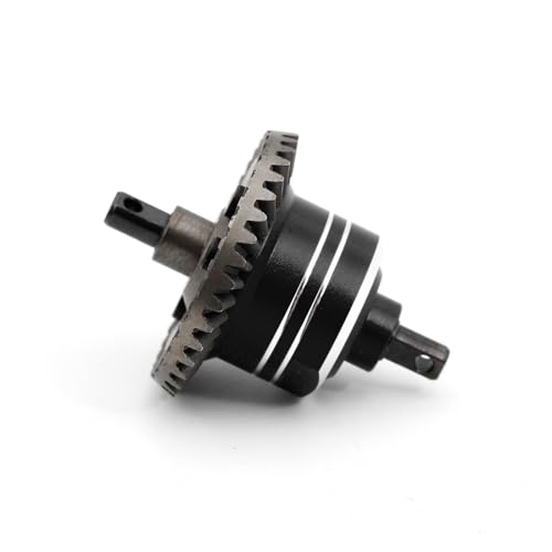 Baoblaze RC-Differential aus Aluminiumlegierung, Komplettsatz für 1/10 LKW-Auto-Ersatzteile, Schwarz von Baoblaze