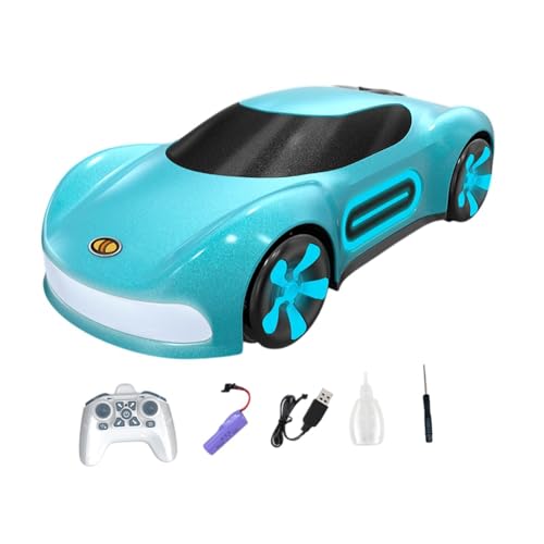 Baoblaze RC-Modellauto, ferngesteuertes Auto, kreativ, Sammlung, Fahrzeugspielzeug mit Lichtern und Spray, RC-Rennauto-Spielzeug für Jungen, Blaue Fernbedienung von Baoblaze