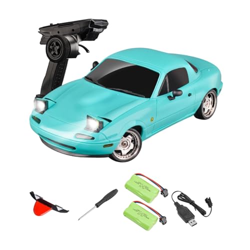 Baoblaze RC-Reifenautomodell im Maßstab 1:18, ferngesteuertes Auto, Sport Race Sport-Spielzeugauto für Erwachsene, Geschenk ab 6 7 8 Jahren, Kinder, Blau von Baoblaze