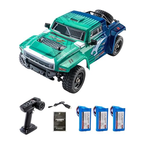 Baoblaze RC Truck, Maßstab 1/12, RC-Auto, 4WD, leichtes, Robustes Simulations-Fernbedienungsauto, hohe Geschwindigkeit, für Kinder und Erwachsene, Grün 3b von Baoblaze