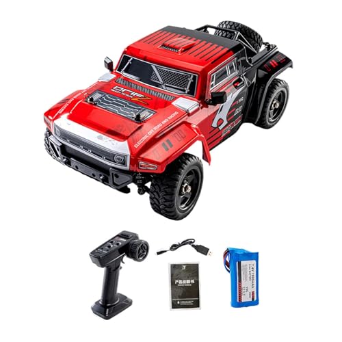 Baoblaze RC Truck, Maßstab 1/12, RC-Auto, 4WD, leichtes, Robustes Simulations-Fernbedienungsauto, hohe Geschwindigkeit, für Kinder und Erwachsene, Rot 1b von Baoblaze