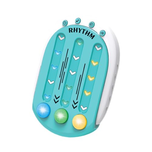 Baoblaze Rhythmus-Spielautomat, Handheld-Puzzle-Spielautomat mit Musik und Licht, Quick-Push-Game-Handheld-Spiele als Geschenk für Kinder, GrÜn von Baoblaze