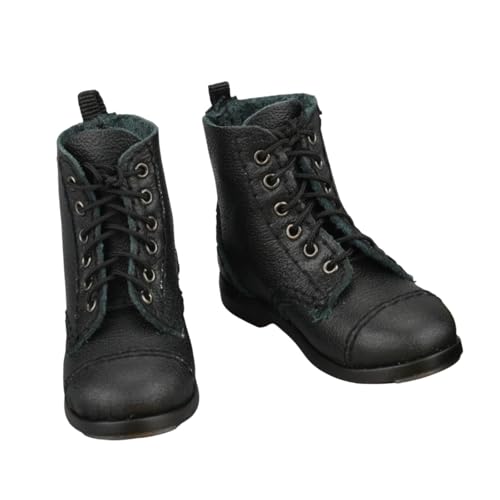 Baoblaze Schuhe im Maßstab 1/6, Stiefel aus PU- für Herrenfiguren, Miniaturmodell für 12-Zoll-Puppenmodelle, Actionfiguren, Verkleidungszubehör von Baoblaze