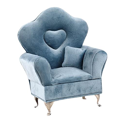 Baoblaze Sofa Couch Schmuckkästchen Schmuckkästchen Schmuckkästchen 1/6 Sofakissen für Wohnzimmer, Blau von Baoblaze