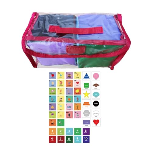 Baoblaze Spielwürfel, Taschenwürfel für Kinder, tragbar, Stapelspielzeug für Vorschulkinder, weiche Spielwürfel, Lernspielzeug für Jungen, Mädchen und Kinder von Baoblaze