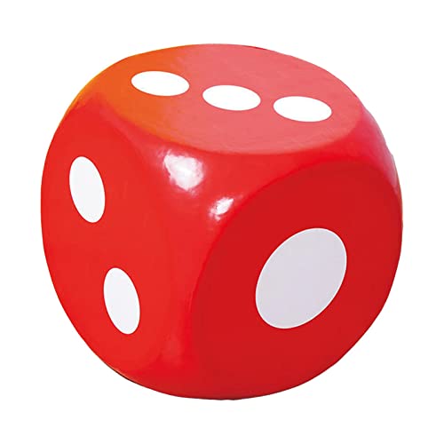 Baoblaze Spielwürfel Groß Schaumstoff, Großer Schaumstoffwürfel Weich, Bunt Eva Stoffwürfel D6, Soft Dot Dice, 30cm Teaching Aids Board Games für Teambuilding Klassenzimmer Party Favors, Rot von Baoblaze