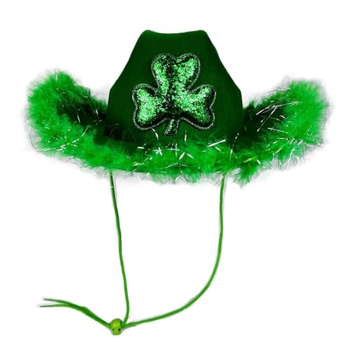 Baoblaze St. Patrick's Day Hut Cowboy Hut für Carnival Cosplay Nachtclub Bühnenbühnenaufführung von Baoblaze