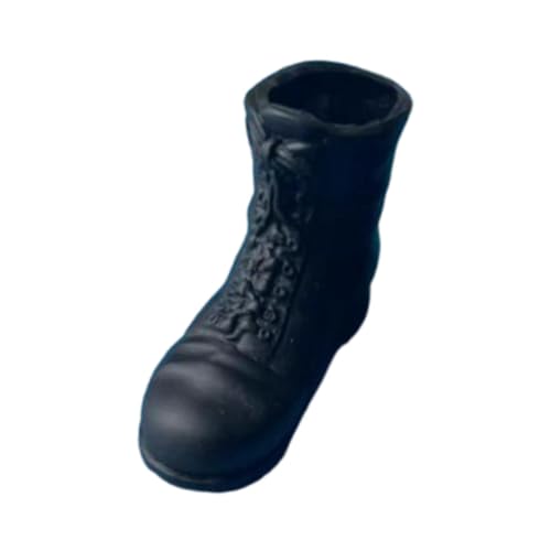 Baoblaze Stiefeletten-Arbeitsstiefel im Maßstab 1/6, Cosplay, Retro-Miniatur-Figur, Kostüm, Schnürstiefel für 12-Zoll-Figuren, Kostümzubehör von Baoblaze