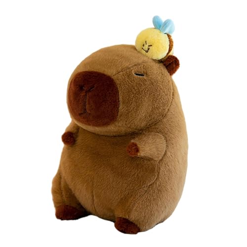 Baoblaze Süßes Capybara-Plüschtier, Sofa-Ornamente, realistisches, dekoratives Umarmungsspielzeug fürs Auto, Capybara, Kuscheltiere, Spielzeug für Kinder, B von Baoblaze