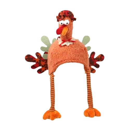 Baoblaze Thanksgiving Truthahn Hut Kopfbedeckung Kappe Handgemachte Kopfbedeckung Weiches Ornament Kostüm Cosplay Kostüm für Männer Urlaub Party Herbst, Style B von Baoblaze