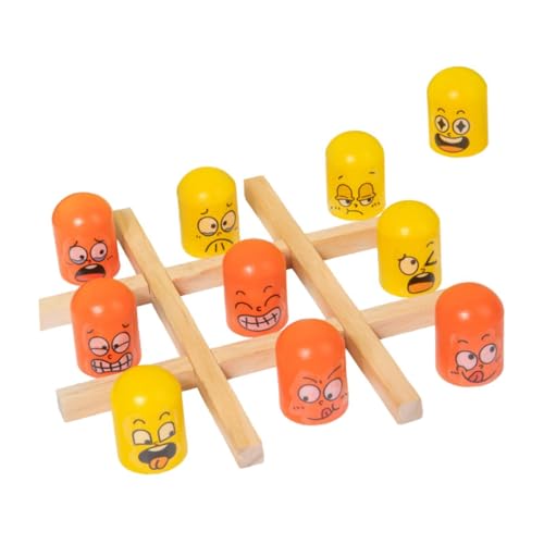 Baoblaze Tic Toe Spiel Lernspielzeug Partygeschenke Eltern-Kind Interaktive Dame-Spiele Denksportspiel für Kinder Erwachsene Geschenke von Baoblaze