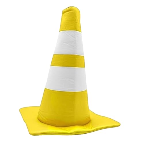 Baoblaze Verkehrskegelhut, Rollenspiel, Halloween, kegelförmiger Hut für, Party, Cosplay, Gelbe Kuppel Baoblaze Verkehrskegelhut, Rollenspiel, Halloween, kegelförmiger Hut für, Party, Cosplay, Gelbe Kuppel von Baoblaze