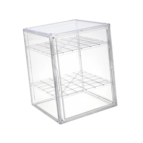 Baoblaze Vitrine Helmvitrine Selbstaufbauregal Sammelbox Vitrine für Sammlerstücke Spielzeug Helm Souvenirs Booties, 3 Ebenen von Baoblaze