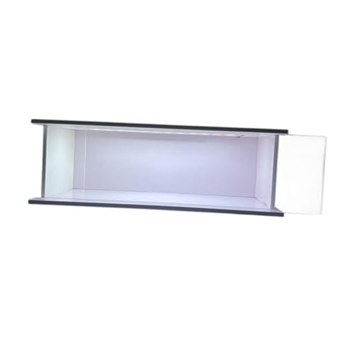 Baoblaze Vitrine für Druckgussräder, Sammlervitrine, Diorama-Vitrine aus Acryl mit LED für Bausteine, Modellautos von Baoblaze